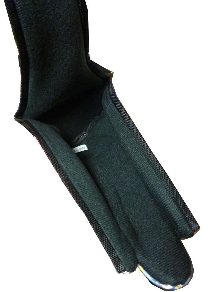 Golf Fairway Headcover with Paw Print and Magnetic Closure (Black/Orange)