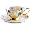 Rose Series European Bone China Coffee and Tea Cup Set