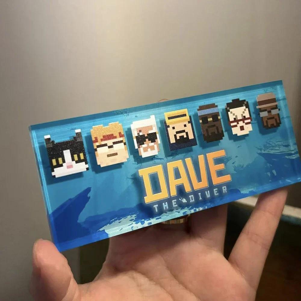 

Игра Diver Dave Around The Magnetic Decorative Decorations Магнитные наклейки на холодильник Высококачественный акриловый дом