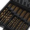 99-teiliges 135° Spitzenwinkel Spiralbohrer-Set HighSpeed Steel HSS Bohrer Gehärtetes Metall