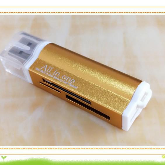 Aluminum Alloy 4-in-1 Multifunctional Lighter Card Reader