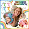 4pc Soft Squishy Axolotl Stress Relief Toys Set with Glitter Filling and Squeeze Texture for Sensory Play and Relaxation