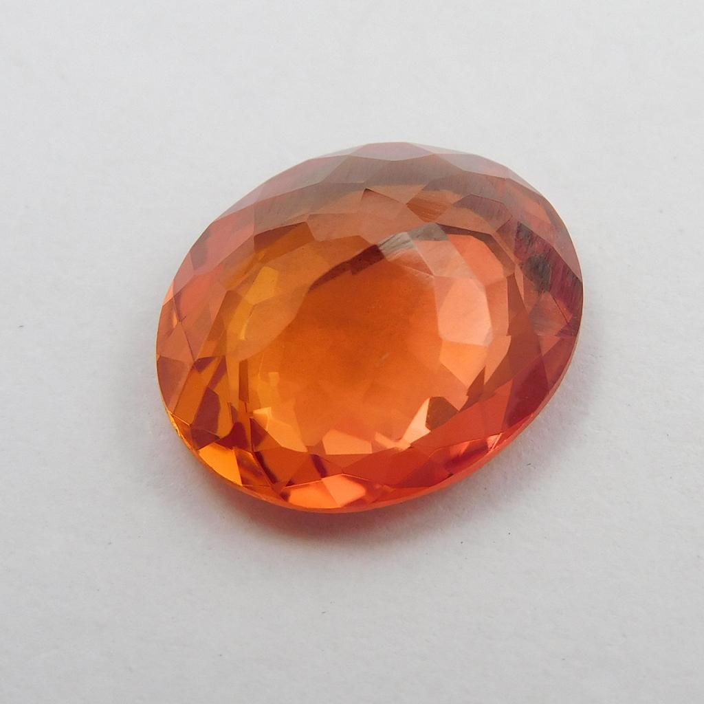 Natural Orange Sapphire 8.90 Ct CERTIFIED Oval Premium Quality Loose Gemstones