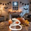Halloween Scene Decorations Animal Skeleton Ornaments, Simulated Plastic Snake Decoration Props