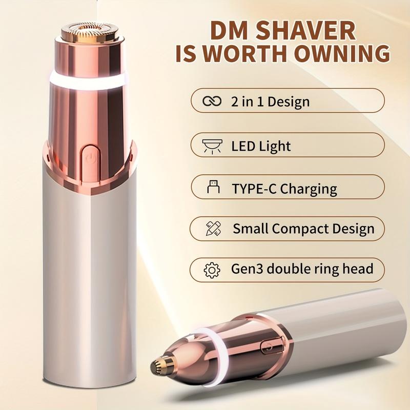 2026 New Electric Facial Hair Remover for Women Painless Eyebrow Trimmer Upper Lip Chin Bikini Portable Hair Removal Device