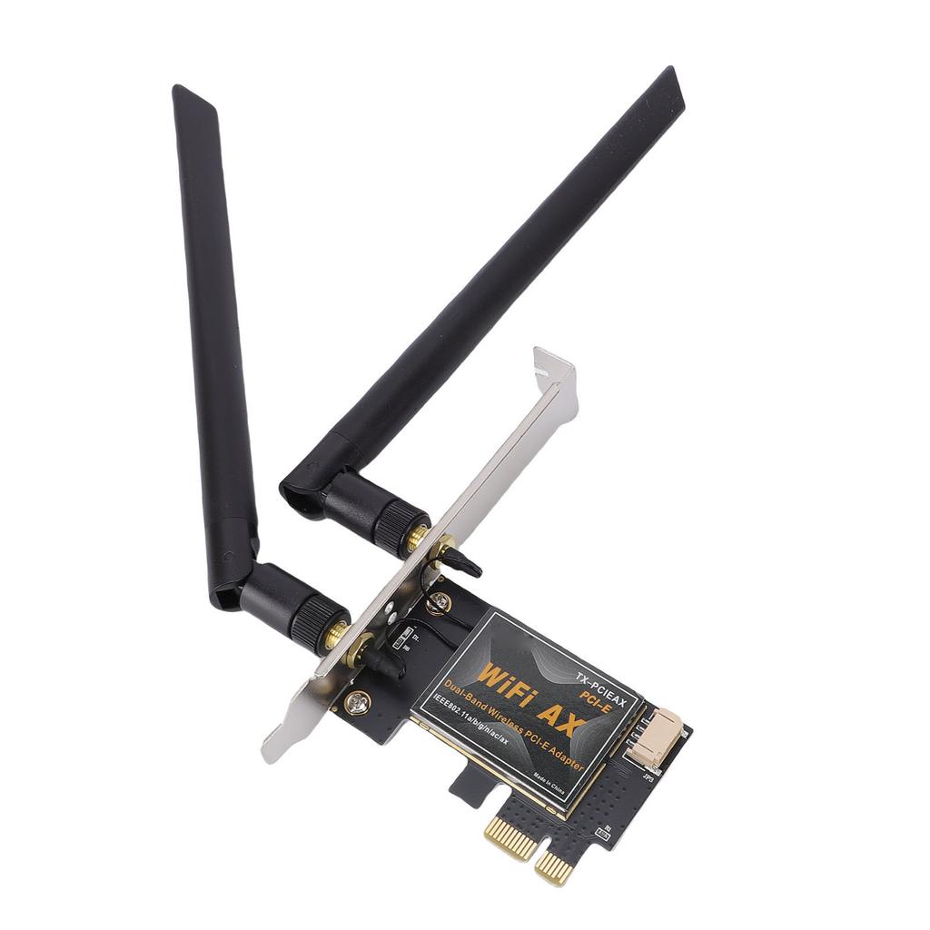 WiFi 6 PCIe Card Desktop Wireless Network Adapter Support for Windows 10 11 OFDMA MU MIMO 2.4G 5G Dual Band 8dBi