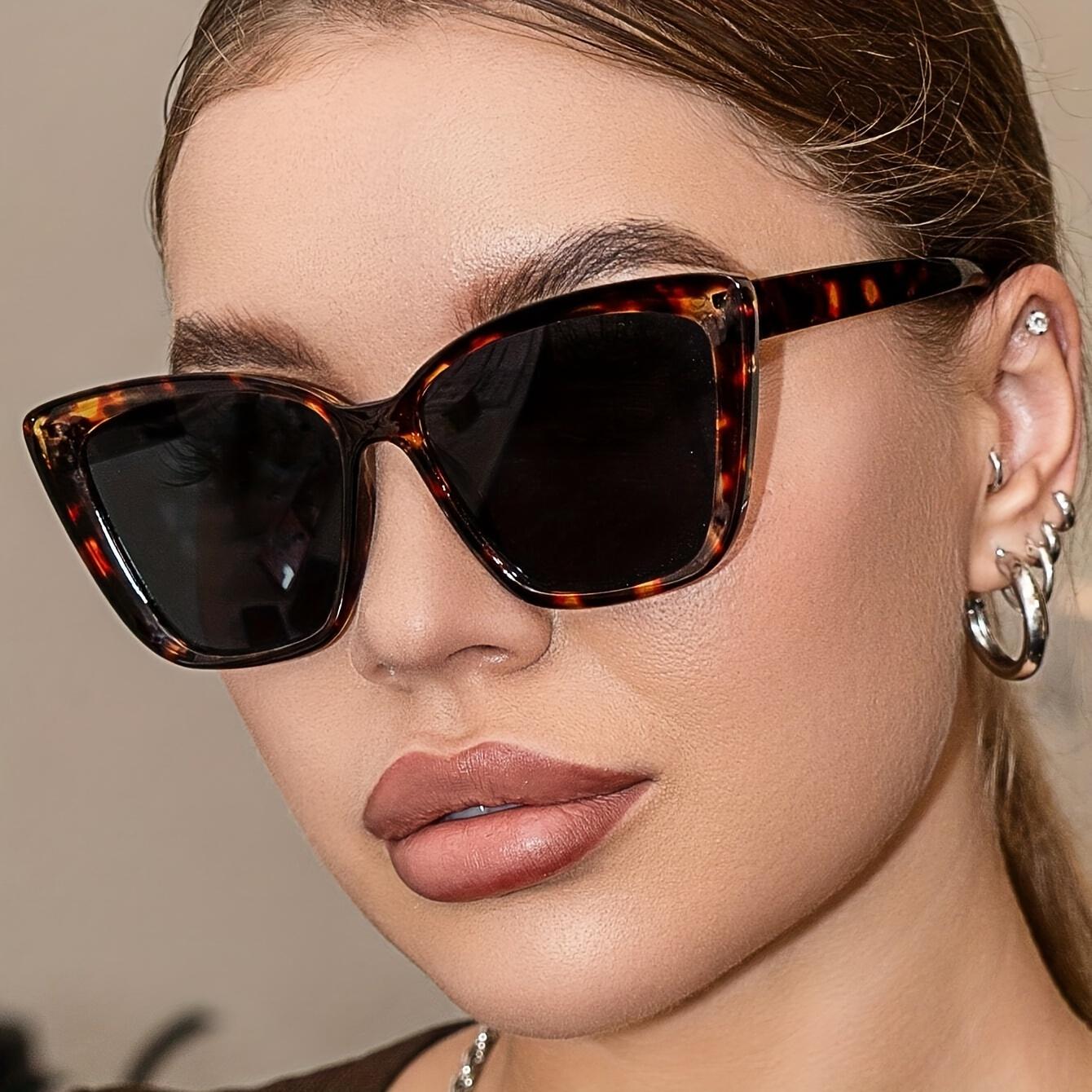 

Шикарные женские очки «кошачий глаз» в модном стиле с леопардовой оправой, ретро-стиль, стильные очки леопардовый