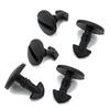 10Pcs Rear Bumper Tow Eye Cover Fastener Clips for Sport 06-09 Discovery 3 4 DYR500010 Replacement Tow Eye Cover Clips