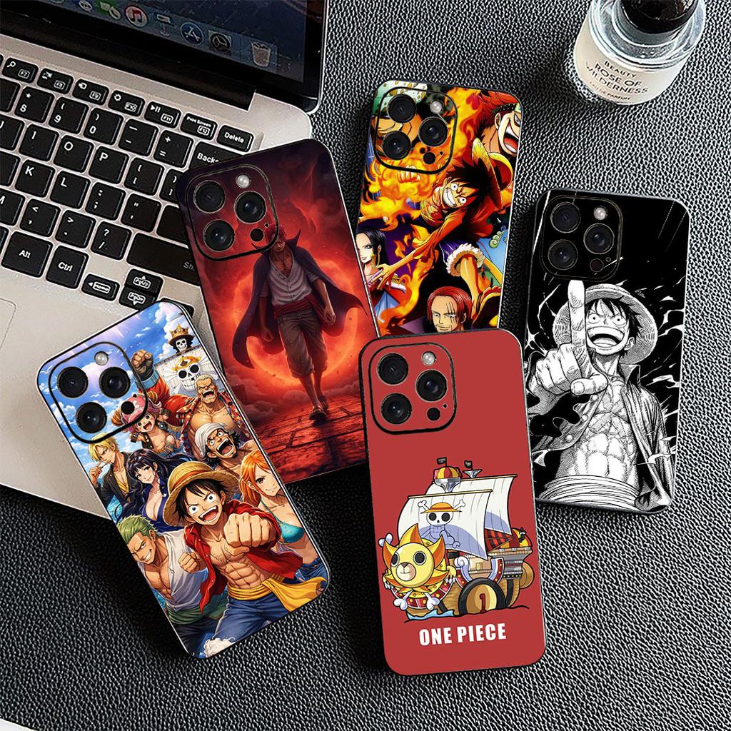 Casing for Apple iPhone 17 Pro XS Max Air 6 7 8 Plus 5 + SE 2022 SE2 16E Phone Cover Soft Case Red Hair One Pieces Luffy Shanks