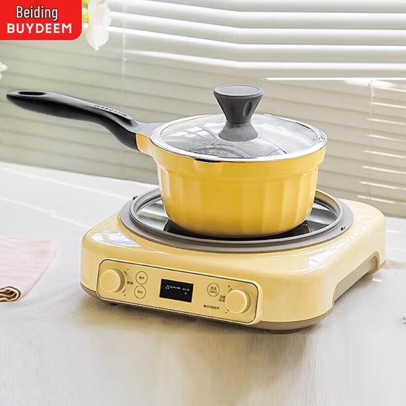 Buydeem Enamel Non-Stick Saucepan 20cm