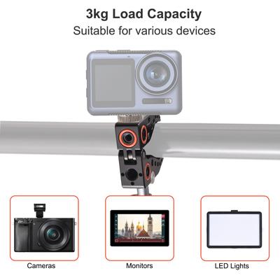 Andoer Super Clamp for Monitor LED Lights Flash Microphone Aluminum Alloy C Clamp Camera Clamp with