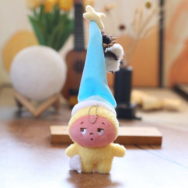 

Plush Toy Twinkle Character Bag Charm Keychain For Kids And Teens Blue Hat