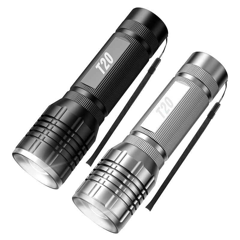 

[2025 Latest Enhanced Version] LED flashlight flash light handy light powerful military Equipped with high brightness/long-range chip 5 types of