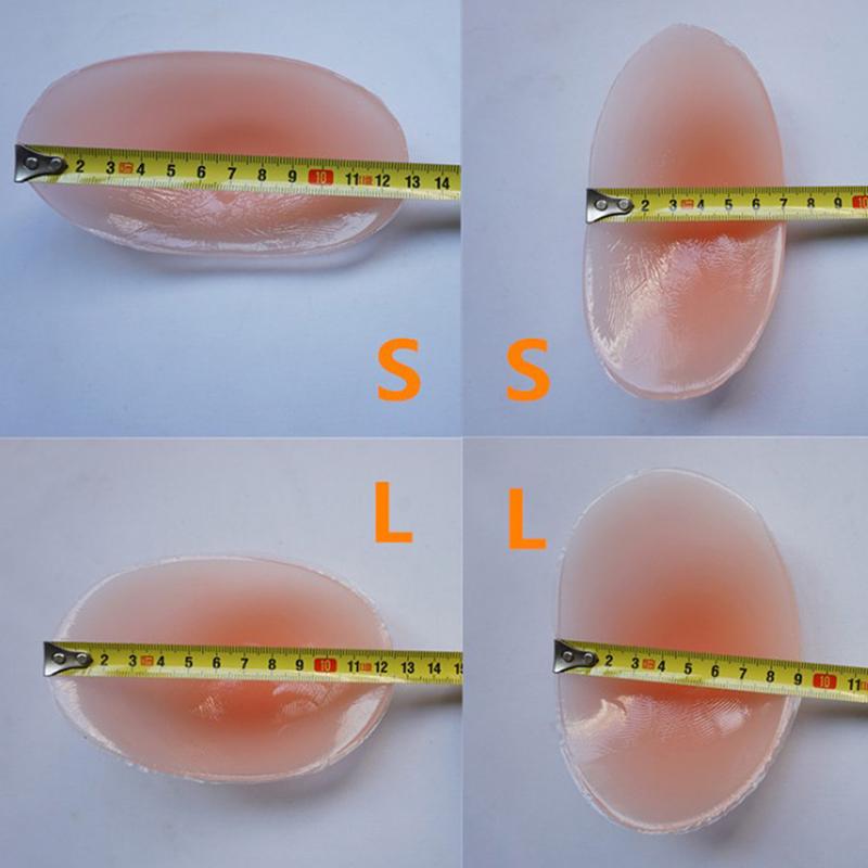 1 Pereche Invizibil Moale Silicon Umeri Push-Up Pad Adeziv Pad de Îmbunătățire S/L