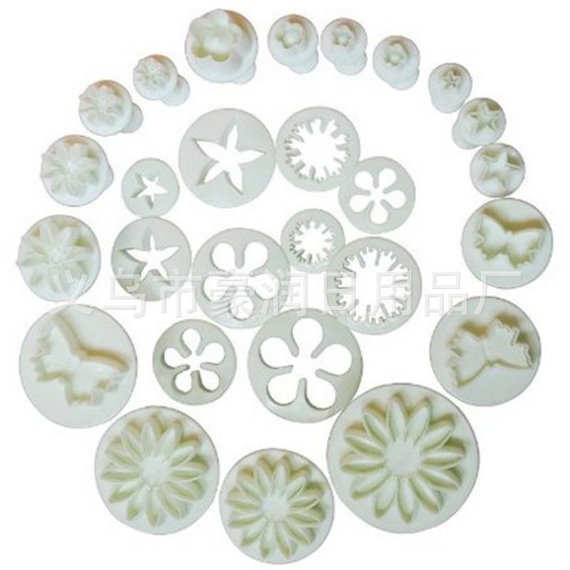 Folk Art Flower & Bark Embossing Mold for Cake & Cookie Fondant