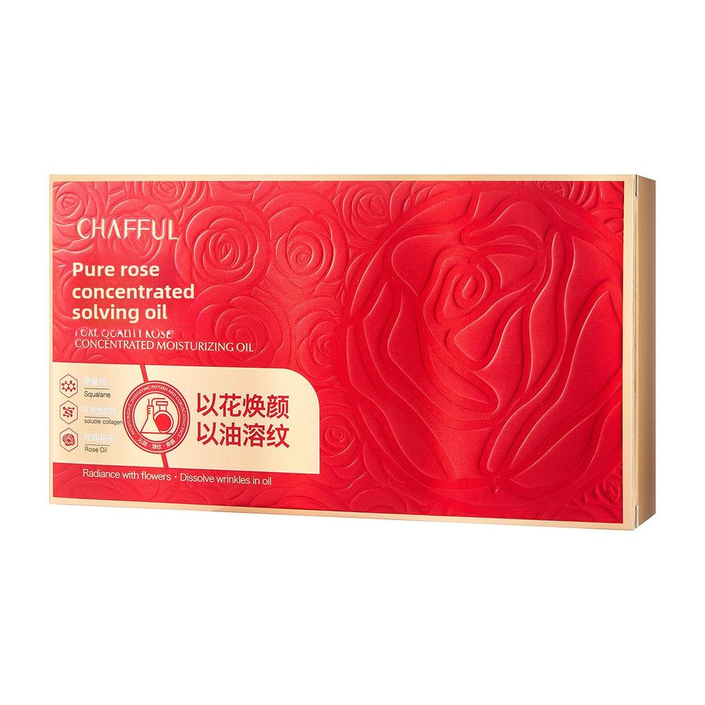 Pure Rose Concentrated Soluble Anti-Wrinkle Hydrating Facial Essence Professional Skincare Serum for Soft, Youthful Skin