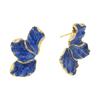 Vintage Maple Leaf Flower Earrings Inspire By Elegant Styles Featuring Oil Drip Designs Accessory for Fashionable Women