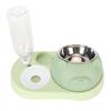 Raised Stand Dish Bowls Siphon Principle 4 In 1 Stainless Steel Detachable Prevent Upset Pet Food Feeder for Cats Dogs