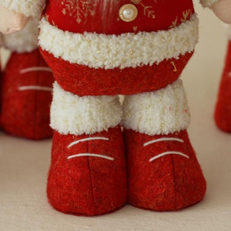 Christmas Retractable Standing Santa Snowman Reindeer Figurines Decorations