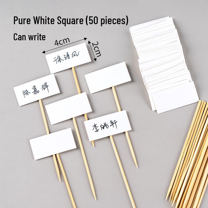 Writable Birthday Cake Decoration Bow with Blessings Card