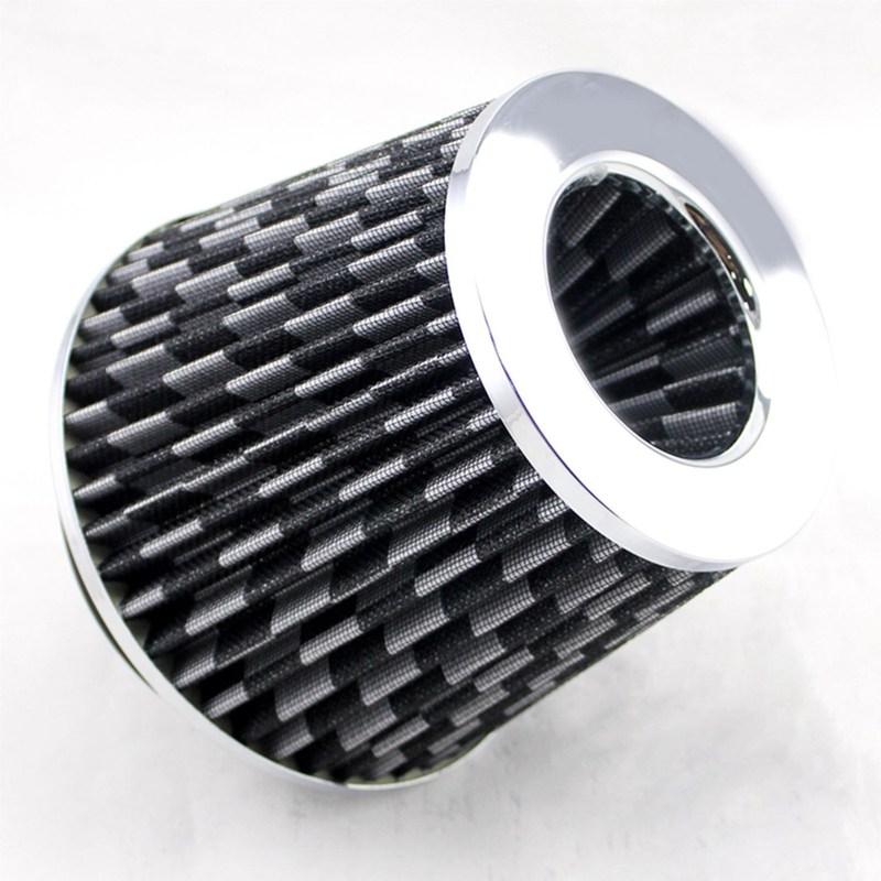 High Flow Intake Kit Cone Air Filter Adapter Cold Car Filters Racing 3" 3.5 4inch Sport System Performance Box 76MM 89MM 101MM