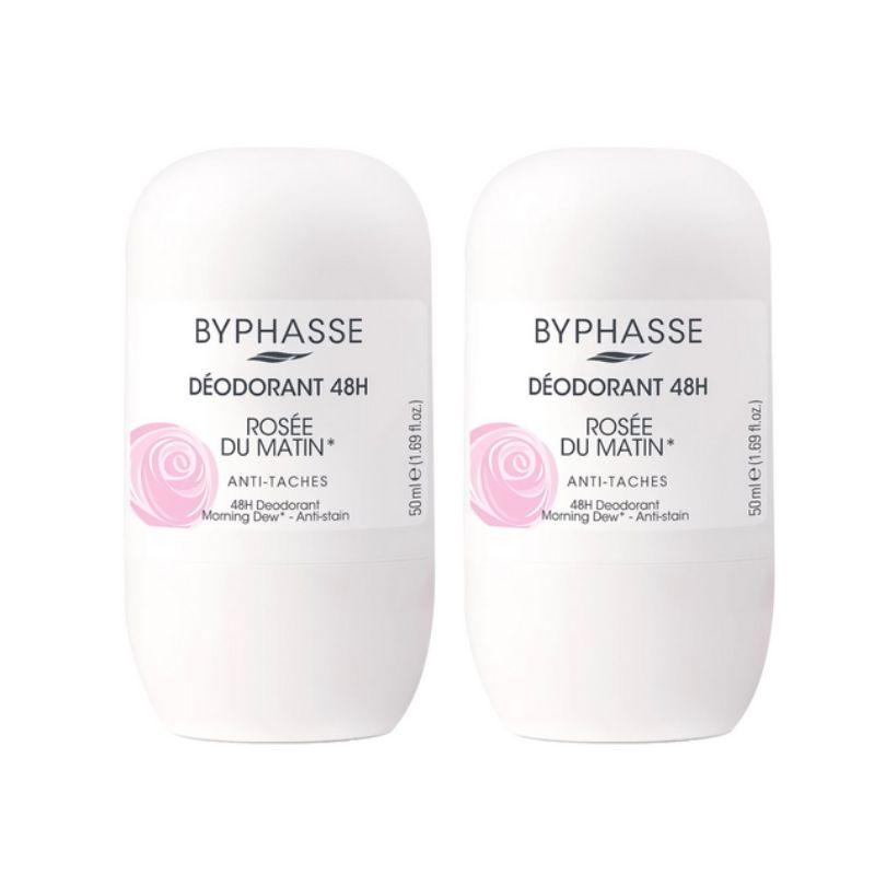 BYPHASSE 48H Deodorant Roll-On Rose (50ml*2ea)