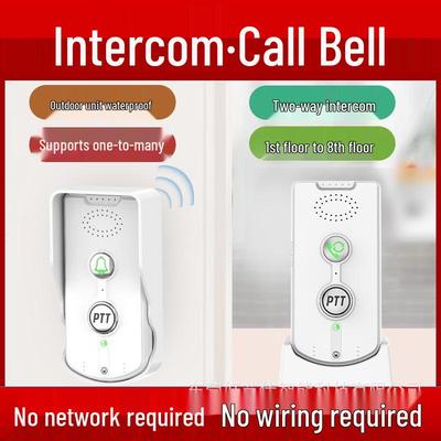 Sonnette d'urgence sans fil intelligente et Pager Talkie-walkie pour personnes âgées et usage domestique