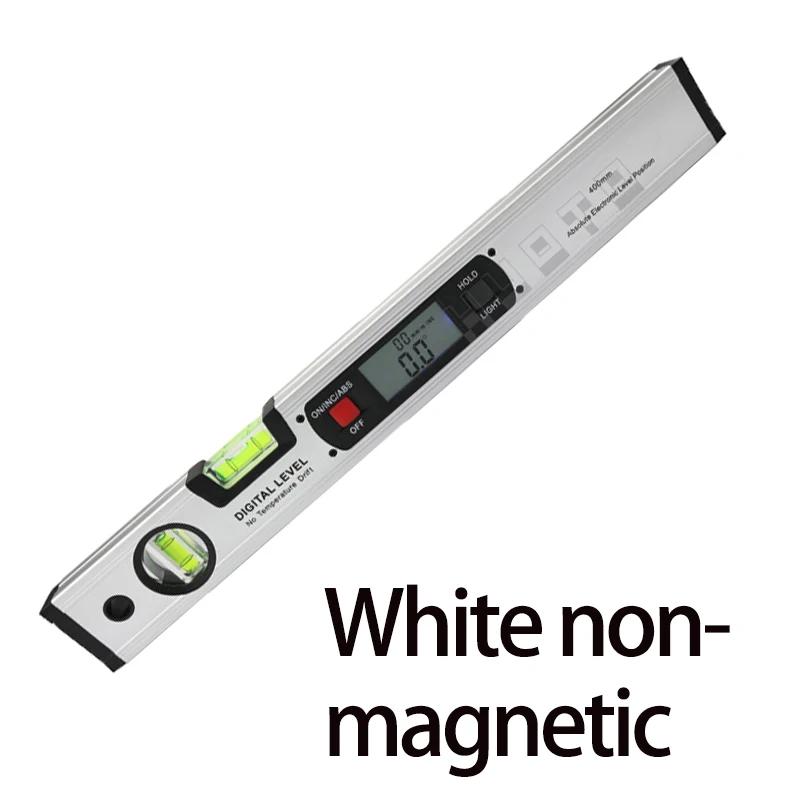 Magnetic Angle Meter Angle Ruler Digital Display Level Electronic Level Ruler Digital Display Slope Meter 400MM Aluminum Alloy