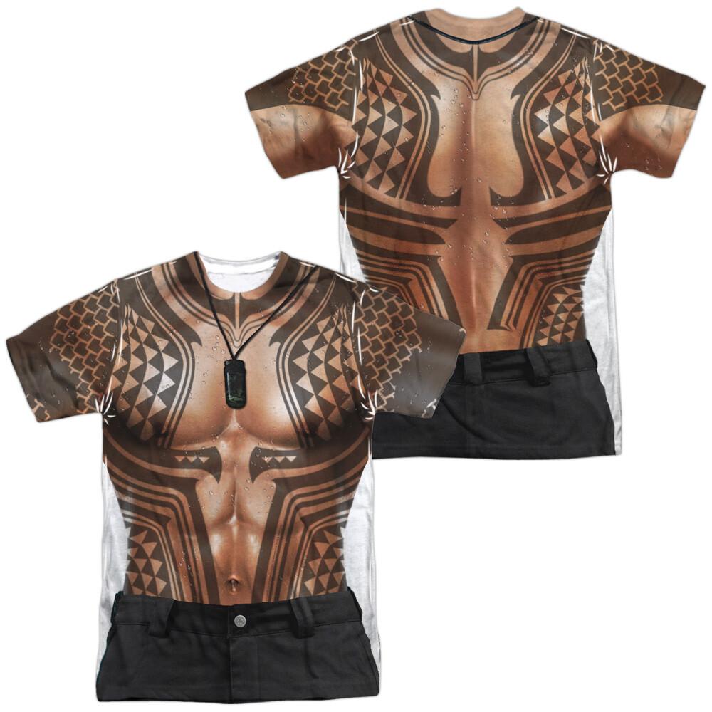 Aquaman Movie Aquaman Tattoos Dye Sublimation T-Shirt Unisex T-Shirt XXXL