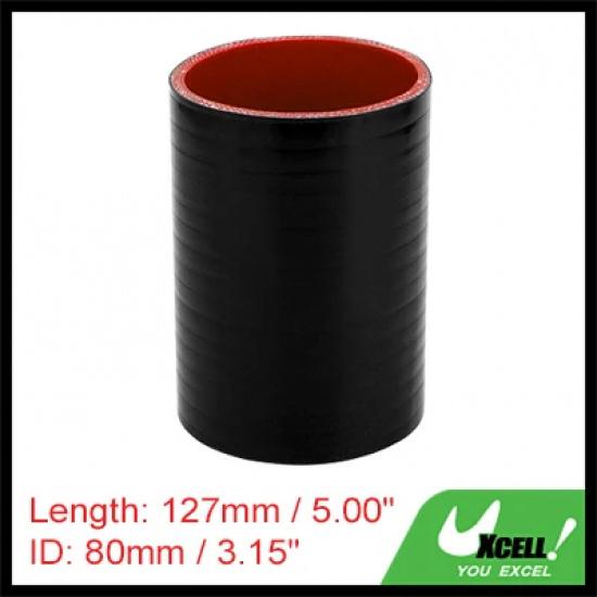 UXCELL 60/63/65/68/70/76/80/83/90/102/127/152mm ID Longueur 127mm Angle 0 Degrés 4 Plis Renforcé Haute Température Voiture Silicone Durite de Refroidissement