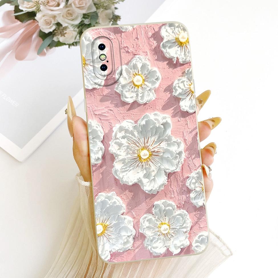 Casing For iPhone XS Max Cover Fashion Cartoon Cute Funny Painted Silicone Phone Case A1921 A2101 A2102 A2104