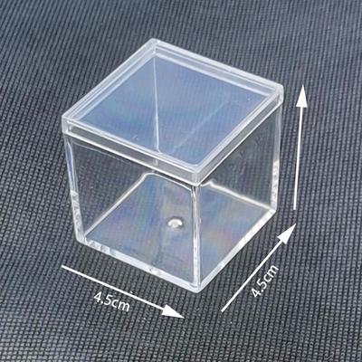 Transparent Wedding Favors And Gifts Boxes Cube Portable Organizer Container