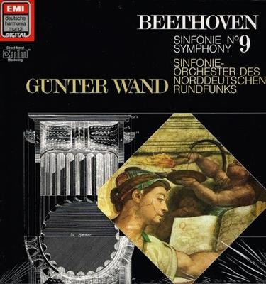 LP Deska GNTER WAND SINFONIEORCHESTER DES Beethovenova Symfonie č. 9 169595 1987 Německo Klasická Použitá