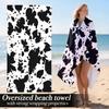 Plüsch-Saugfähiges Weiches Extra-Großes Luxus Übergröße Strandtuch | Starke Wickeleigenschaften, Mikrofaser-Polyester, Modern, Stoff