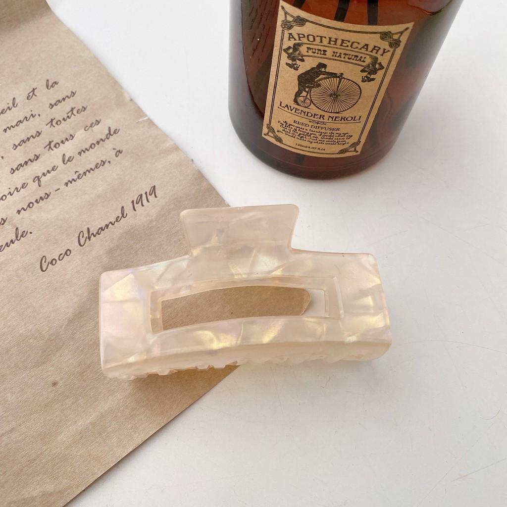 Exquisite Korean Style Medium Size Pvc Shark Hair Claw Clip For Elegant Hairstyles