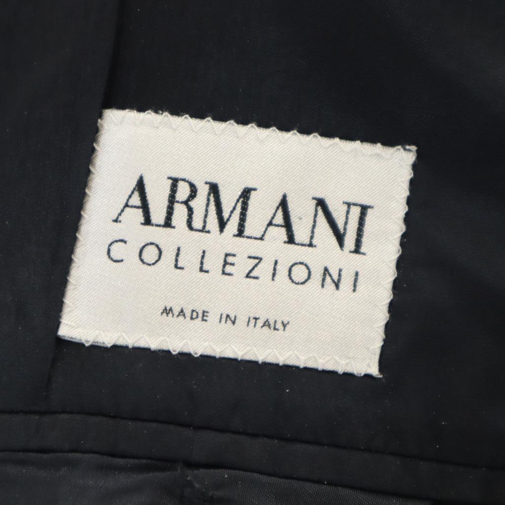 ARMANI COLLEZIONI made in Italy tailored jacket 48 Navy system Women Used