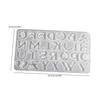 Sturdy Silicone Letter Mould Portable Accessory for Creating Customes Decorations for Home and Special Occasions