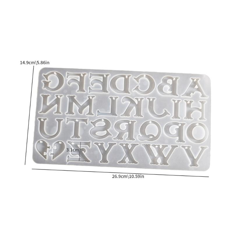 Sturdy Silicone Letter Mould Portable Accessory for Creating Customes Decorations for Home and Special Occasions