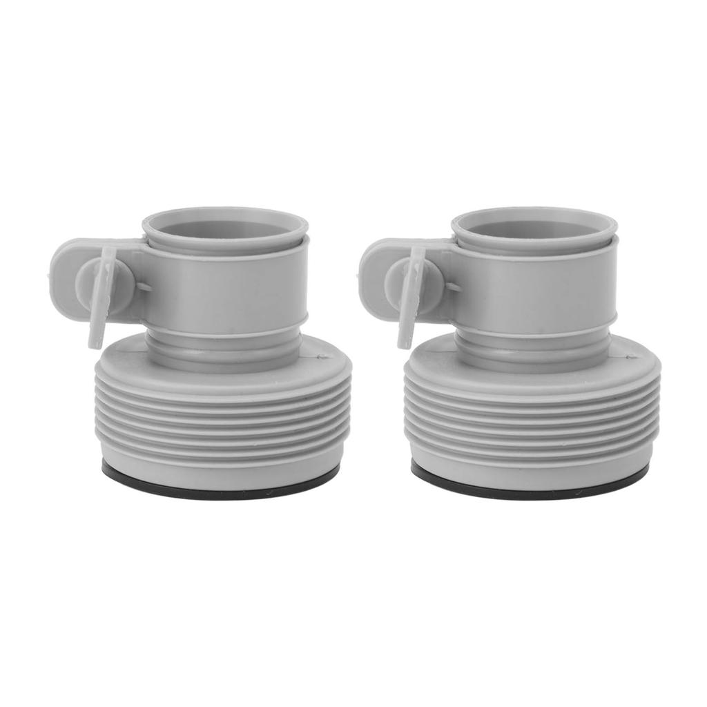 2PCS Pool Hose Adapter 1.25in to 1.5in Type B Pool Adapter Replacement Hose Adapter for 25009 Pumps Swimming Pool