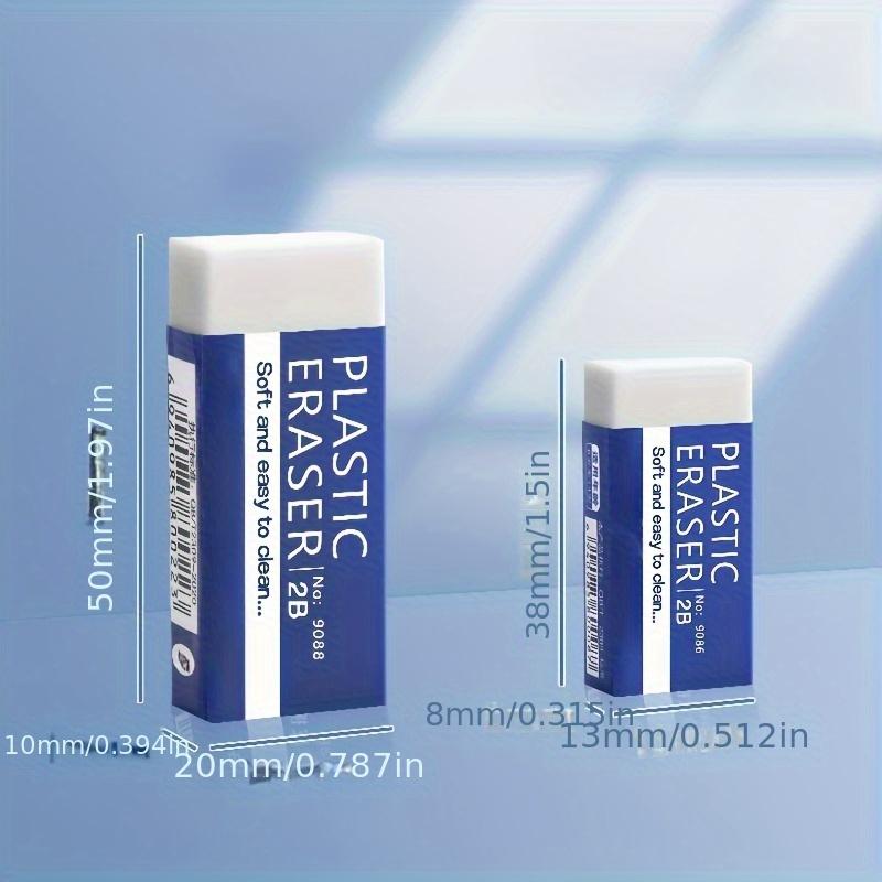 5pcs 2B White Erasers - Provide Students with Clean Drawing Erasers and High-quality Learning Supplies
