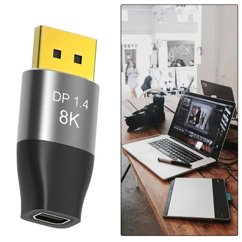 1.4 MiniDP to  Adapter for 8K@60Hz 4K@144Hz High Resolution Video Output