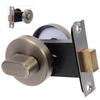 Heavy Duty Stainless Steel Bathroom Stall Lock Vacant Use Red Indicator for Public Restrooms Shopping Malls Airports