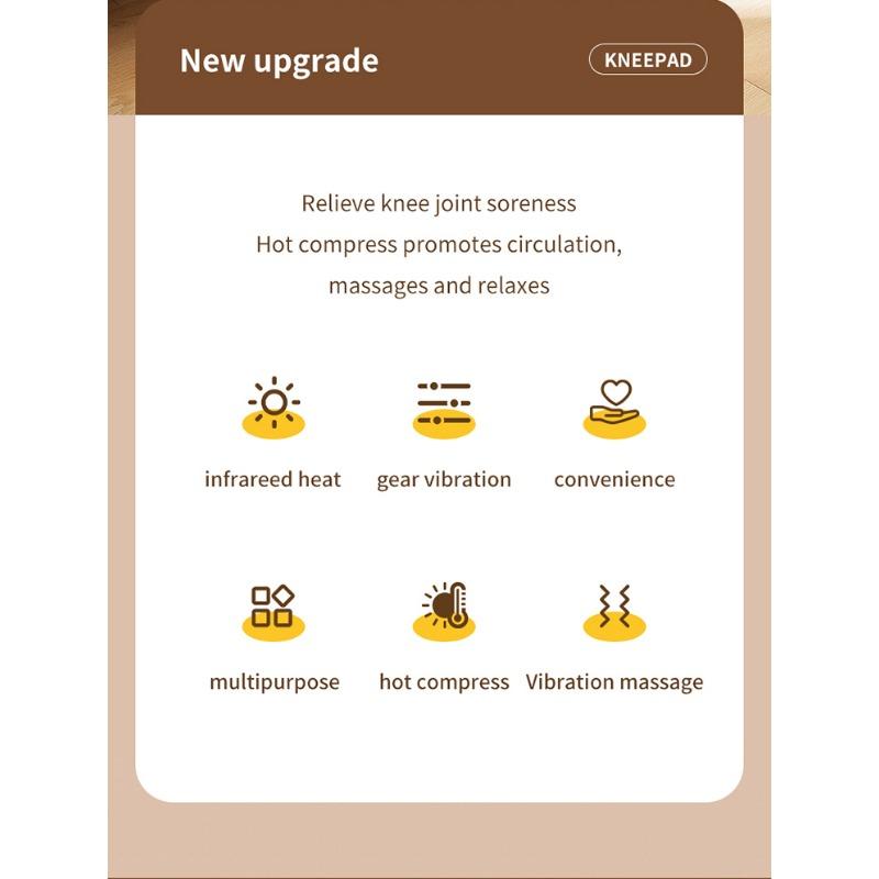 Neu Heizung massage knie pads gemeinsame heiße kompresse warme massage schulter knie ellenbogen drahtlose