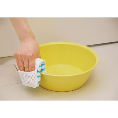 Yamazaki Sangyo Bathbon-kun Bath Cleaning Sponge, Antibacterial, Green, 178735, Width 95 X Depth 30 X Height 180mm