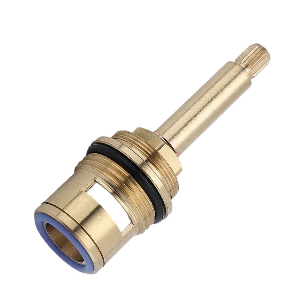 Drip Resistant Faucet Valves Replacement Brass Ceramic Stem Disc Cartridges Hot And Cold Water Spool Easy to Install