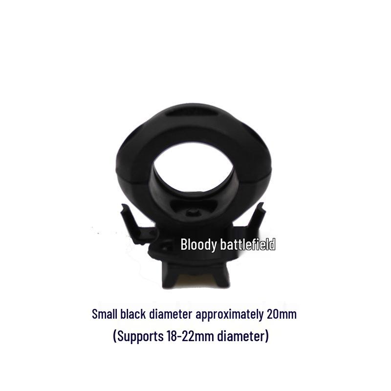 Helmet-Compatible Flashlight Mount for Cycling Accessories