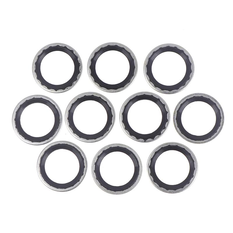 10Pcs Air Conditioning Sealing Gasket For Car A/C System Expansion Valve Gasket Accessories