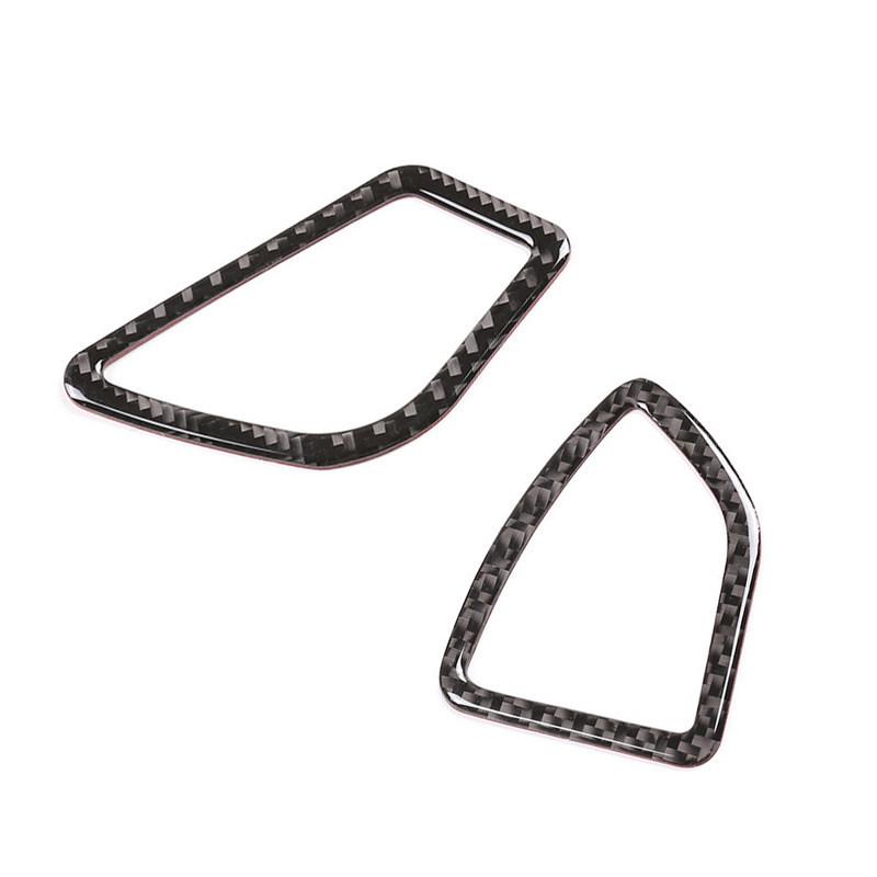 Real Carbon Fiber For BMW 3 4 Series F30 F32 2013-2018 Car Interior Center / Side Air Conditioning Air Outlet Vent Trim Cover