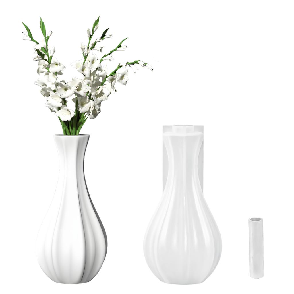 Kreative Silikonform zum Basteln von Vasen, Pflanzgefäßen, Blumentopf-Formen, geeignet zur Herstellung einfacher Vasen-Pflanzgefäße und Zementkunst