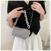 Trendy Spring Summer Women's Bag - Personalized Colorful Diamond Chain Shoulder Crossbody Bag